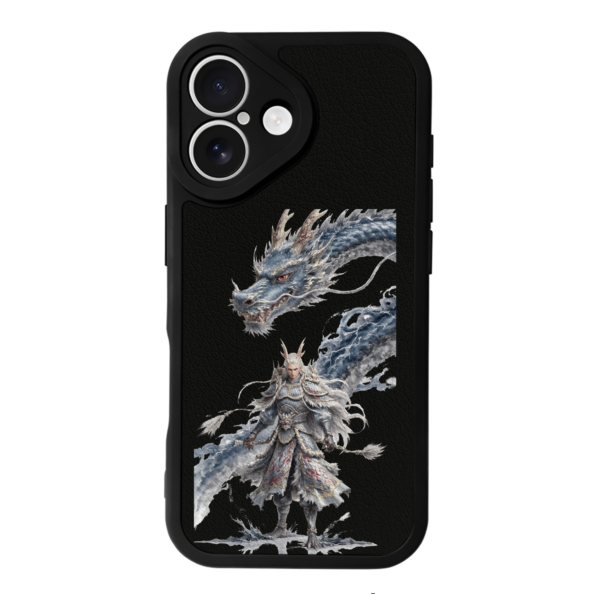 （画像用） Ne Zha 2 ナタ 魔童の大暴れ 【iPhone 16シリーズ対応】シリコンスマホケース（レザー調） 材質：シリコン